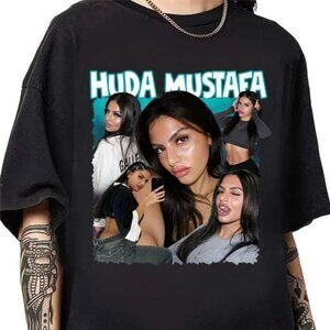 Huda Mustafa Shirt Love Island Tee Gym Girls Graphic T-Shirt Reality TV 77
